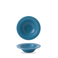 Art De Cuisine Future Care Blue Glaze Mid Rim Bowl 6.5"