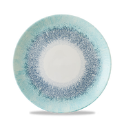 Studio Prints Fusion Blue Coupe Plate 21.7cm - Textured Elegance