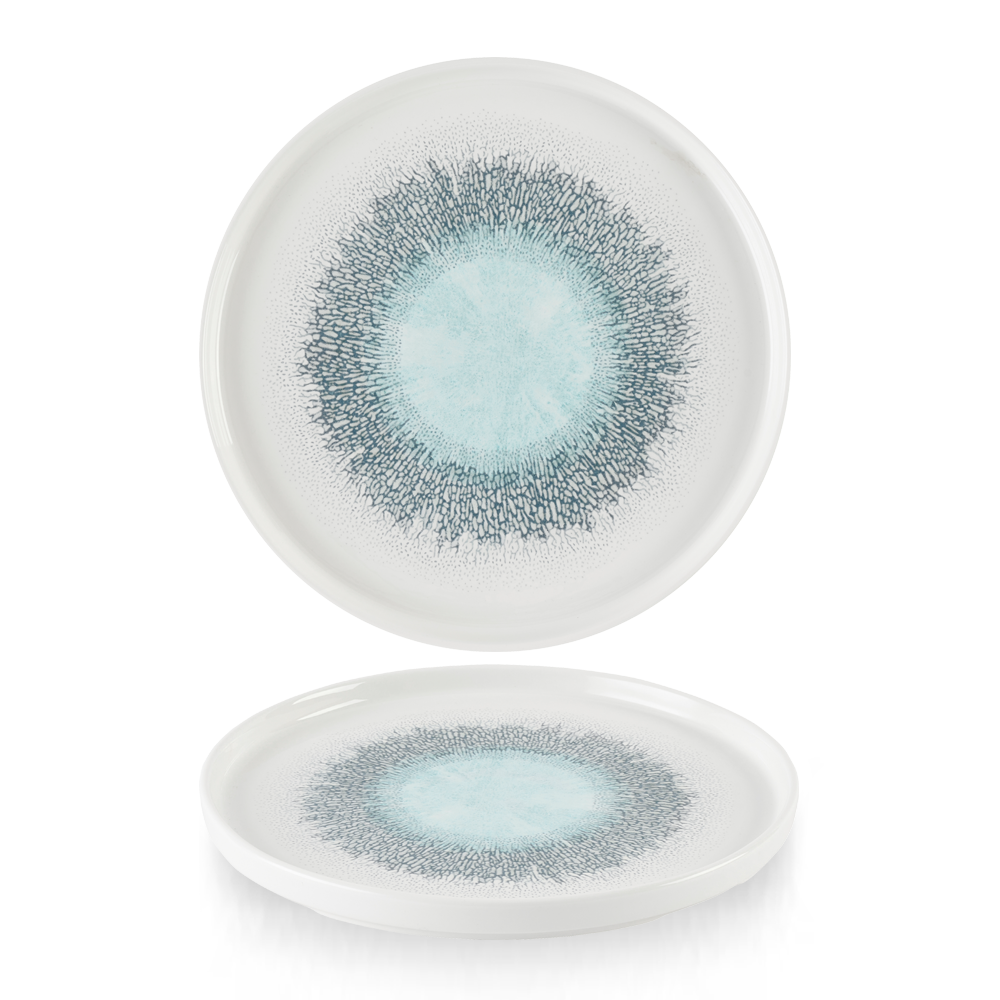 Studio Prints Fusion Aquamarine Chef's Walled Plate 26cm