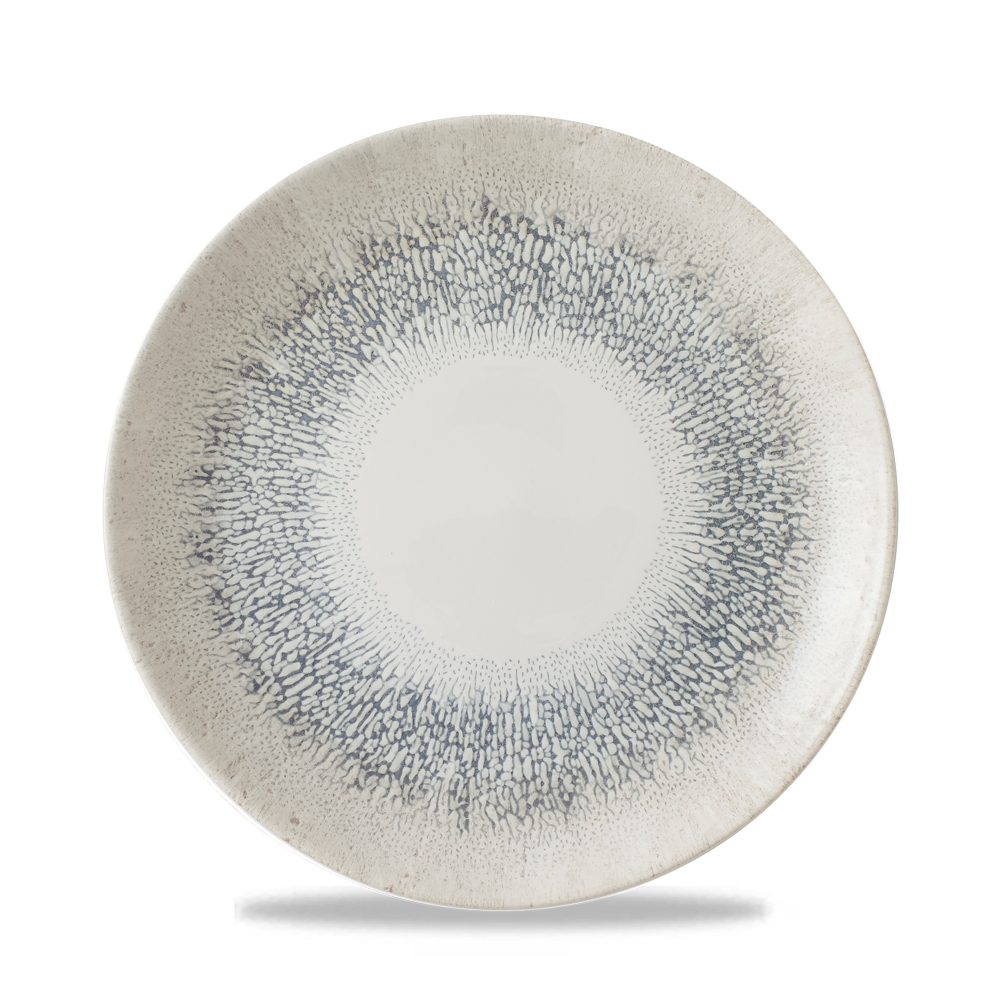 Studio Prints Fusion Grey Coupe Plate 21.7cm - Unique Tableware Design