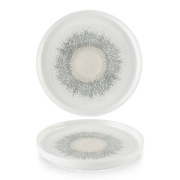 Studio Prints Fusion Agate Grey Chefs Walled Plate 26cm