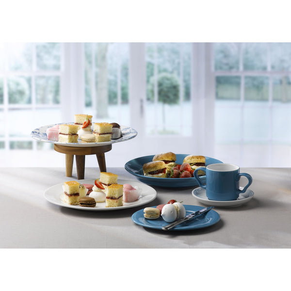 Art De Cuisine Future Care Blue Glaze Double Handled Mug 10oz
