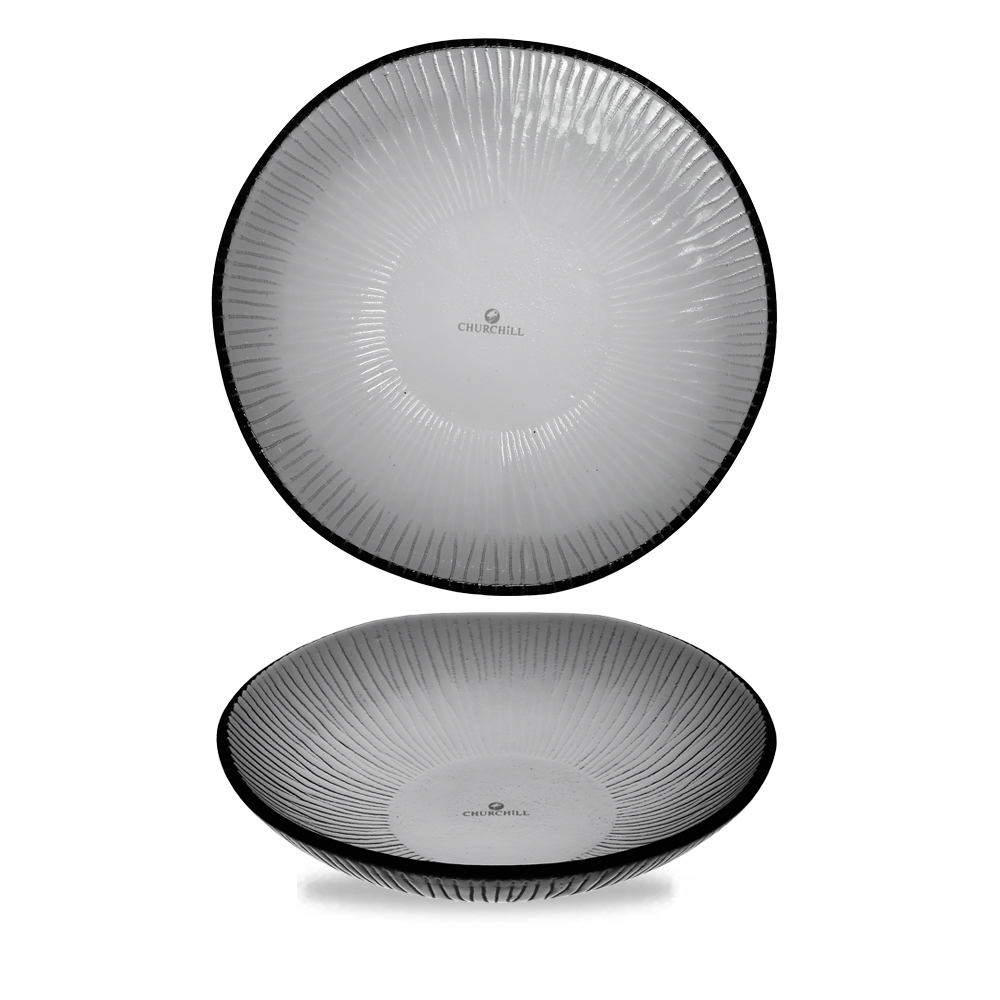 Bamboo Organic Glass Bowl 8 1/4"