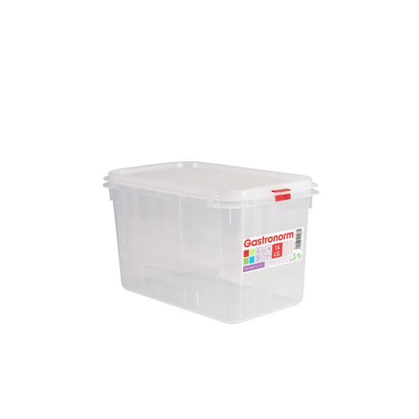 GenWare Clear Polypropylene Container GN1/4 150mm - 4.5L Capacity