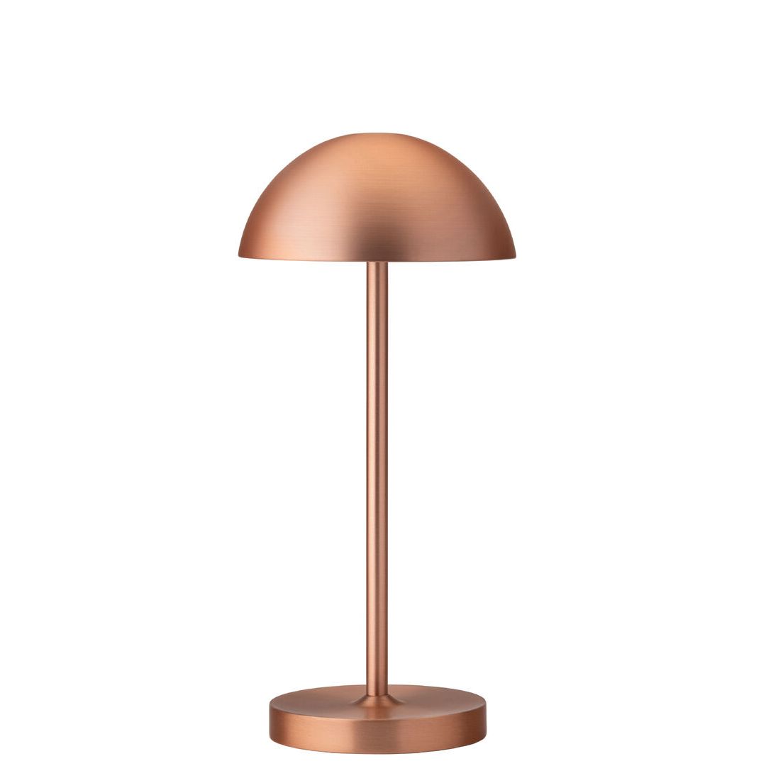 Tonga LED Cordless Lamp 26cm - Brushed Copper