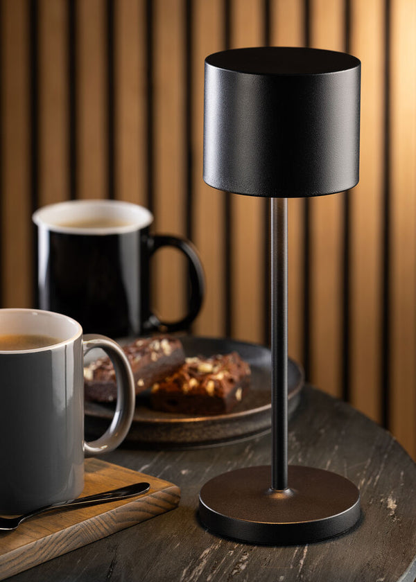 Tahiti LED Cordless Lamp 26cm - Black