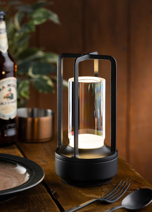 Cuba LED Cordless Lamp 17.5cm - Black