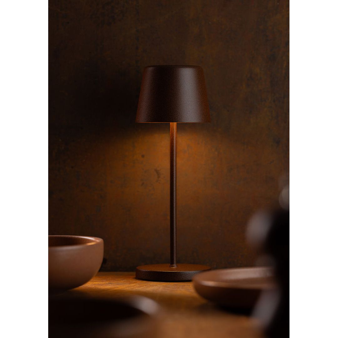 Bermuda LED Cordless Lamp 32cm - Corten