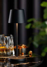 Bermuda Micro LED Cordless Lamp 21cm - Black