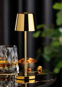 Bermuda Micro LED Cordless Lamp 21cm - Gold