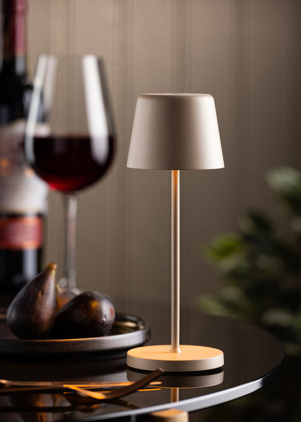 Bermuda Micro LED Cordless Lamp 21cm - Sand - RE