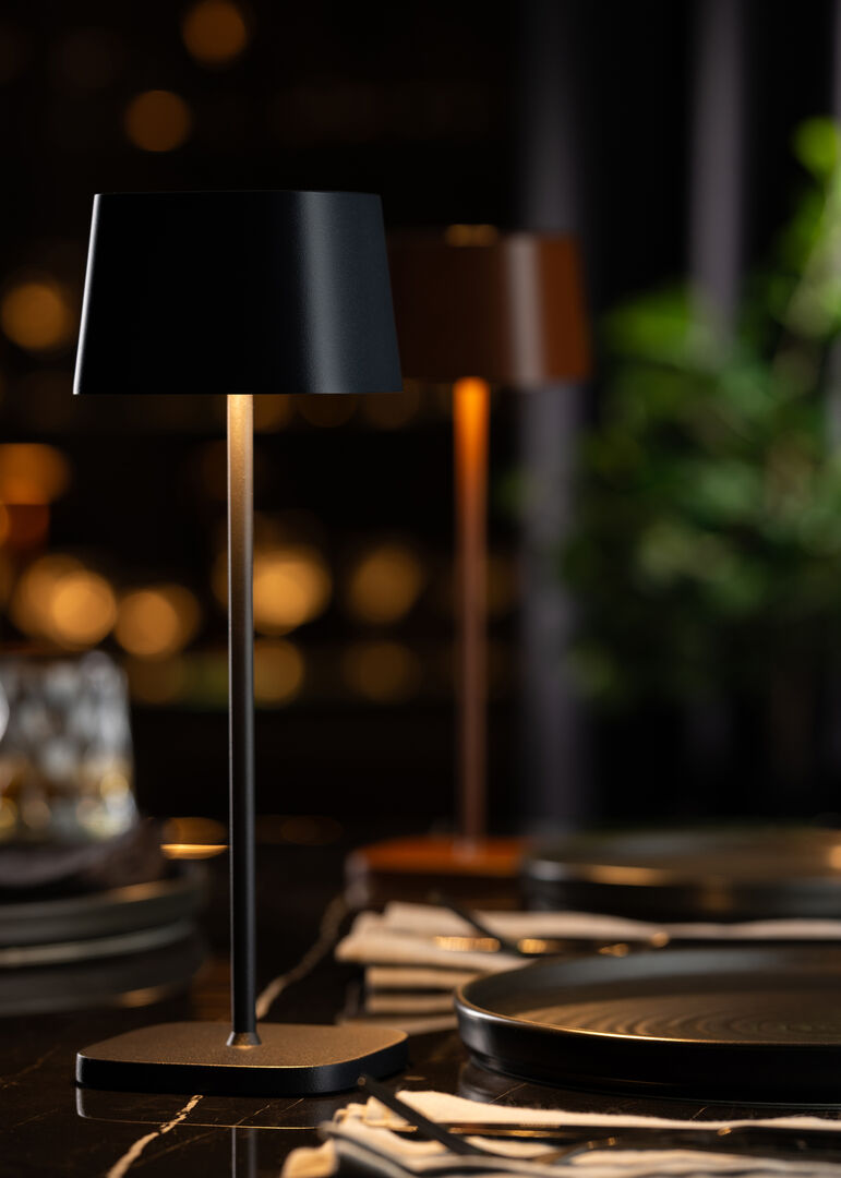 Montego LED Cordless Lamp 30cm - Black