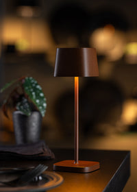 Montego Micro LED Cordless Lamp 20cm - Corten
