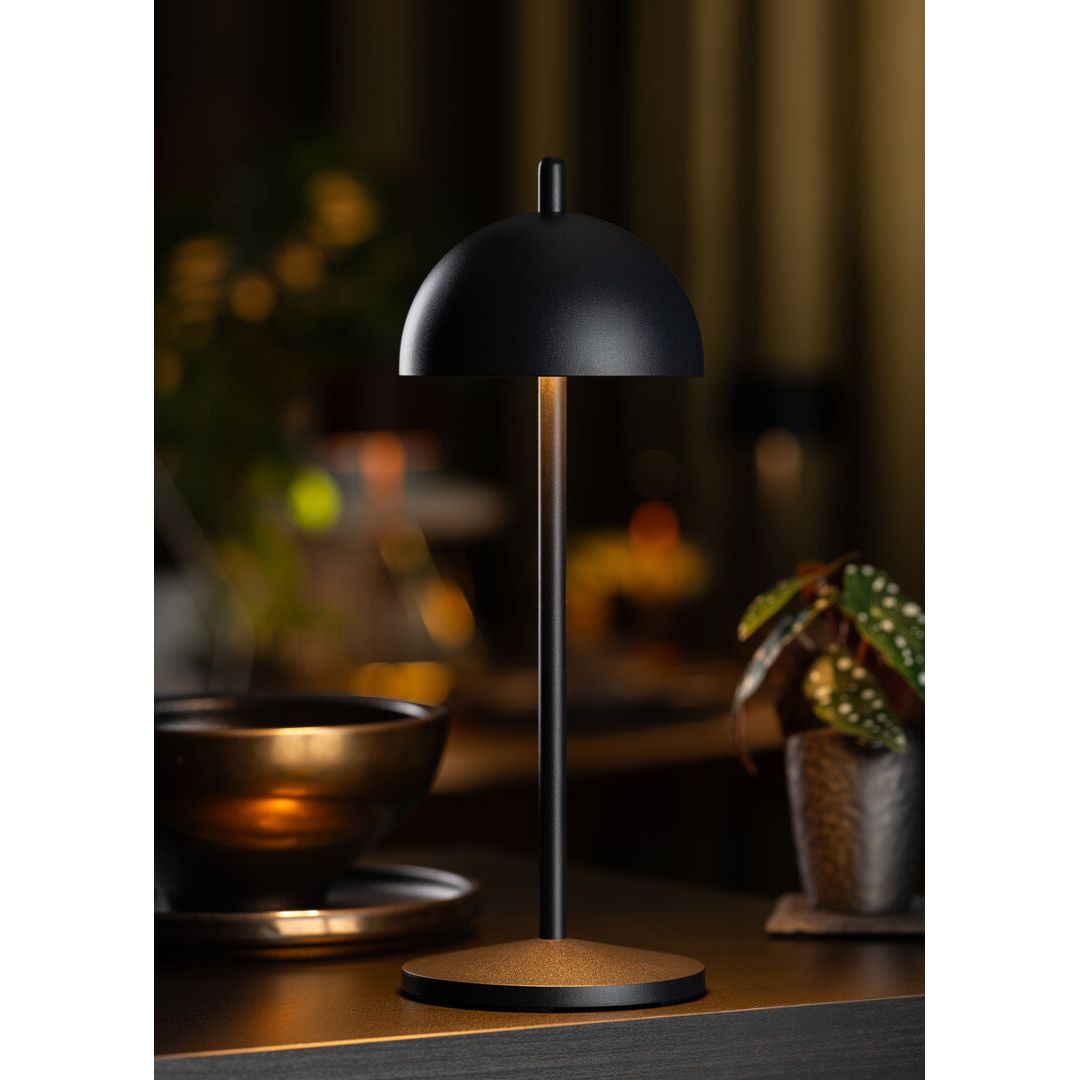 Antigua LED Cordless Lamp 30cm - Black