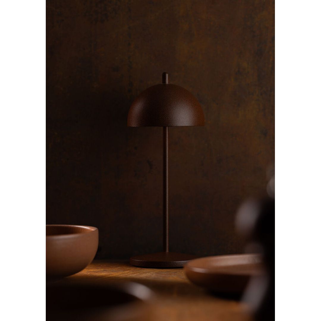 Antigua LED Cordless Lamp 30cm - Corten