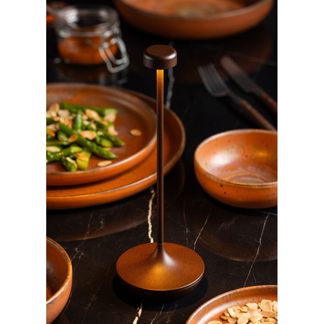 Saba LED Cordless Lamp 25cm - Corten - RE