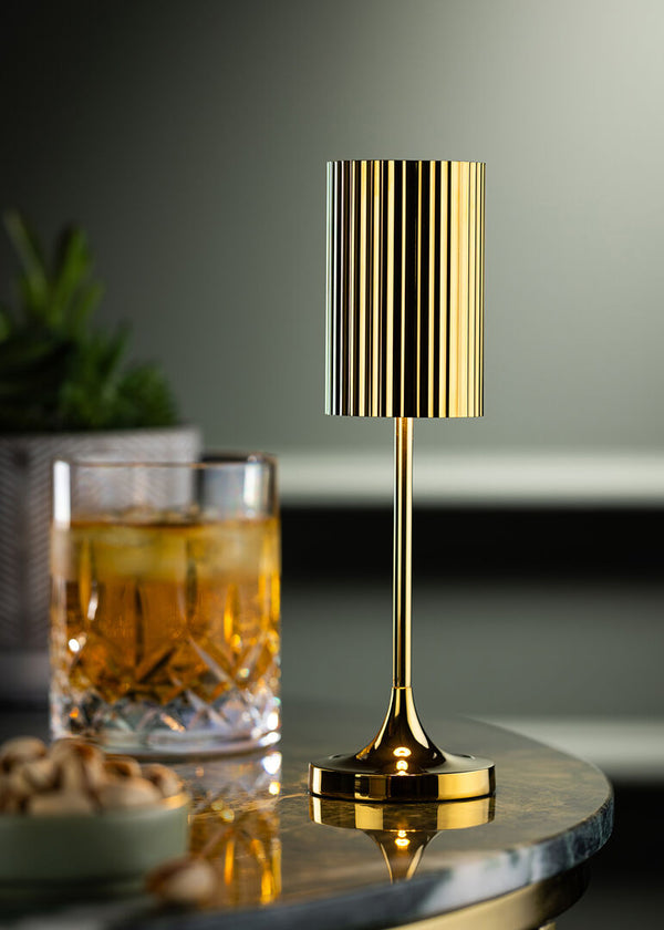 Cayman Micro LED Cordless Lamp 20cm - Gold - RE