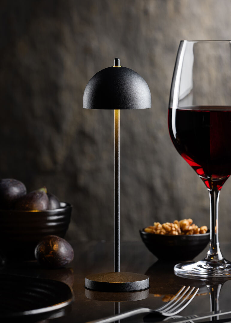 Antigua Nano LED Cordless Lamp 21cm - Black - RE