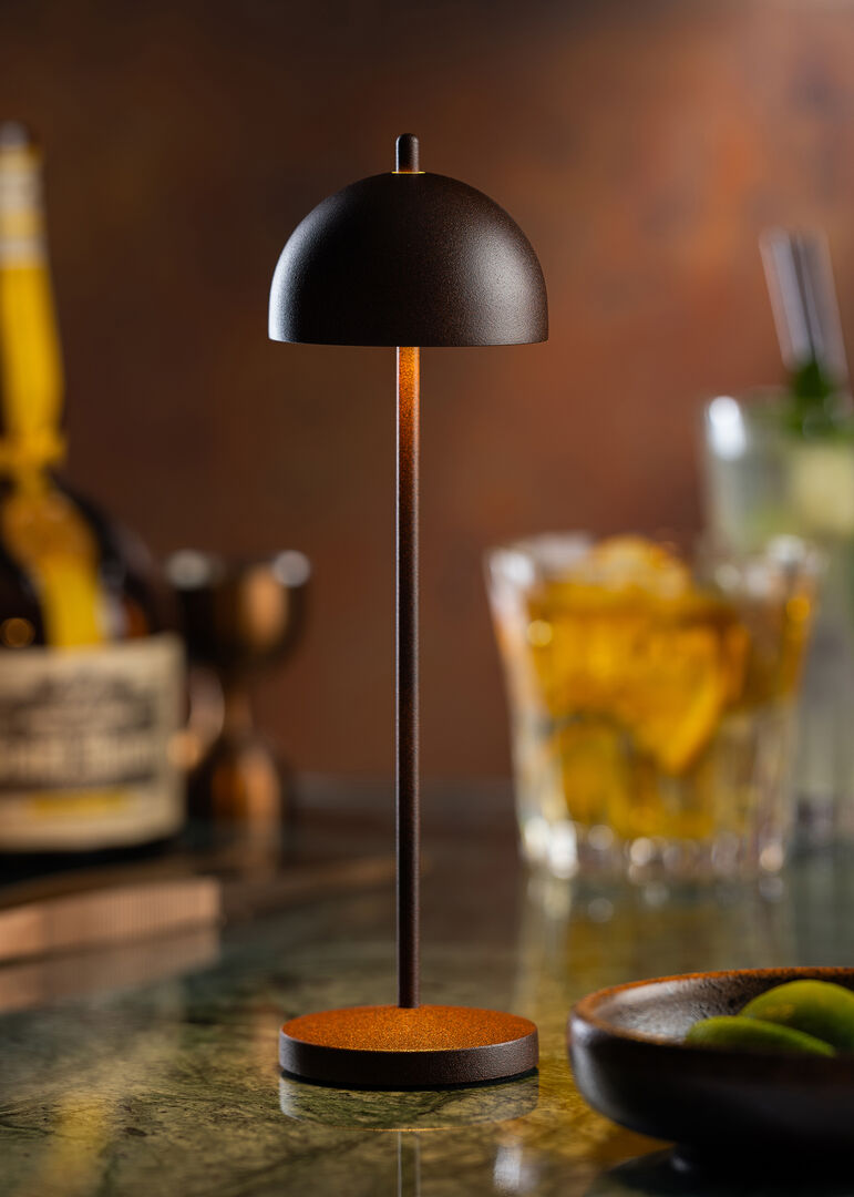 Antigua Nano LED Cordless Lamp 21cm - Corten - RE