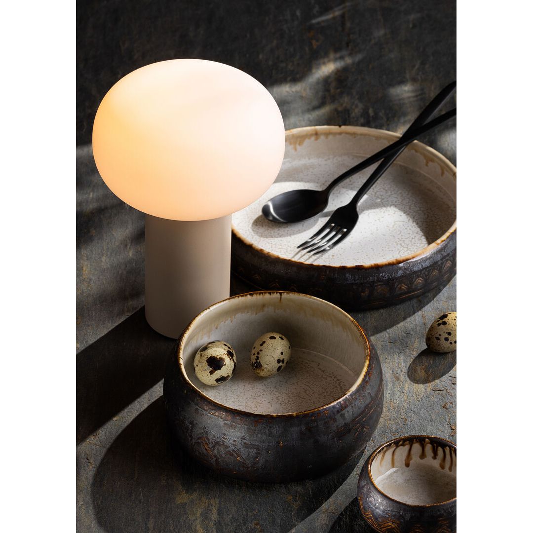 Tobago LED Cordless Lamp 19cm - Sand - RE