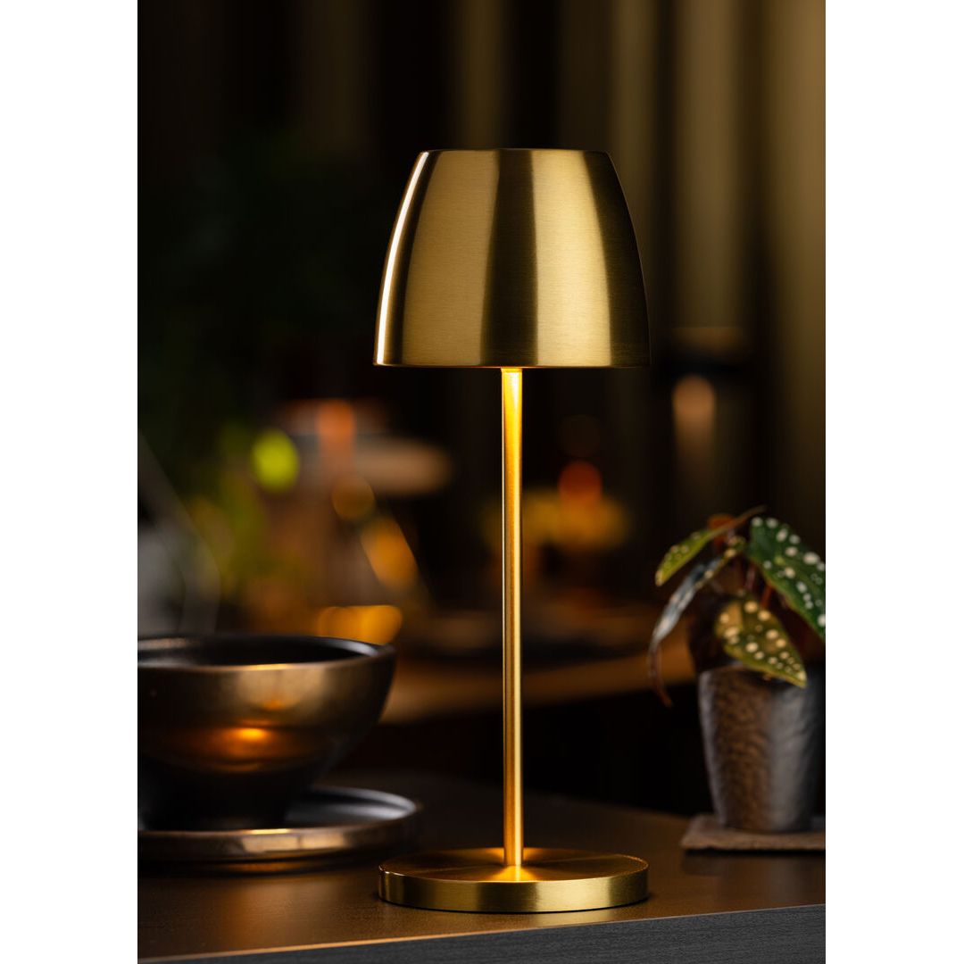 Montserrat LED Cordless Lamp 30cm - Gold - RE