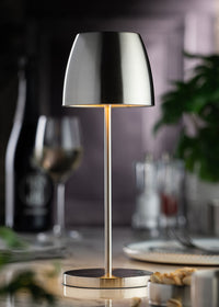 Montserrat LED Cordless Lamp 30cm-BrushedSilver-RE