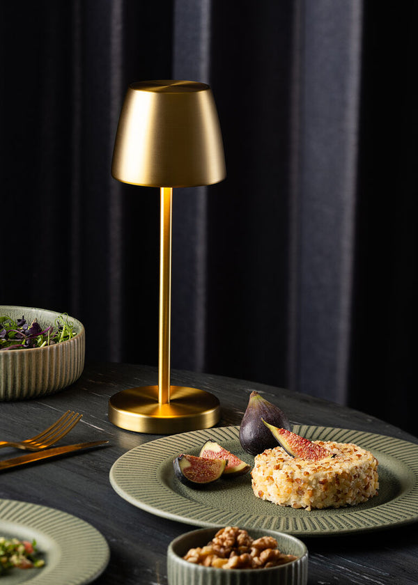 Mini Montserrat LED Cordless Lamp 26cm - Gold - RE