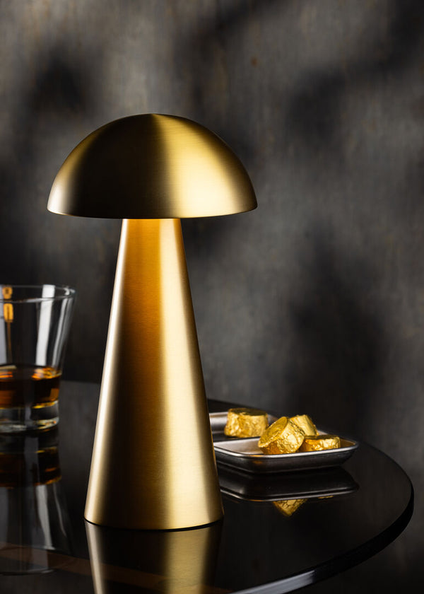 Grenada LED Cordless Lamp 22.5cm - Gold - RE