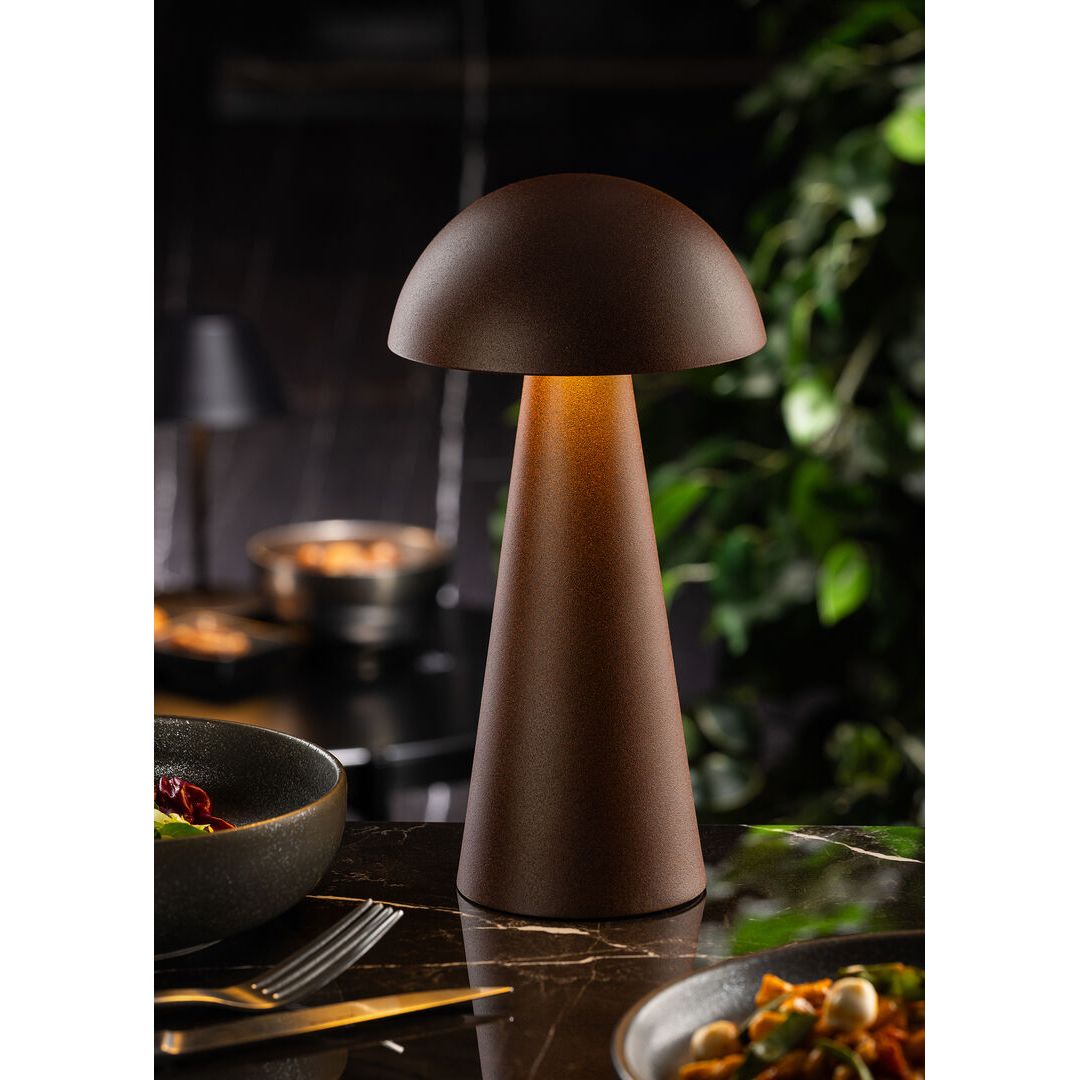 Grenada LED Cordless Lamp 22.5cm - Cocoa - RE
