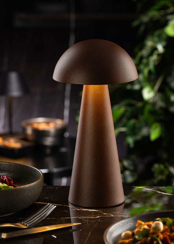 Grenada LED Cordless Lamp 22.5cm - Cocoa - RE