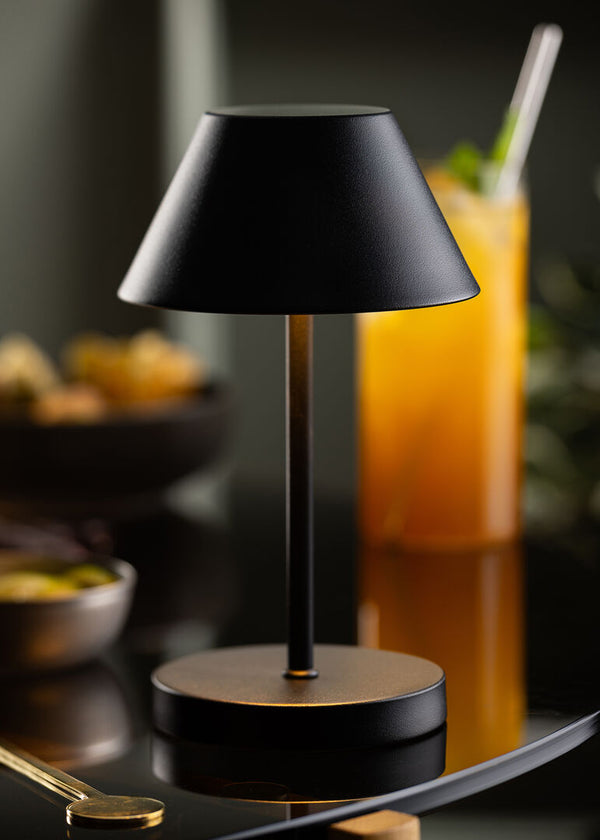 Bonaire LED Cordless Lamp 19cm - Black - RE