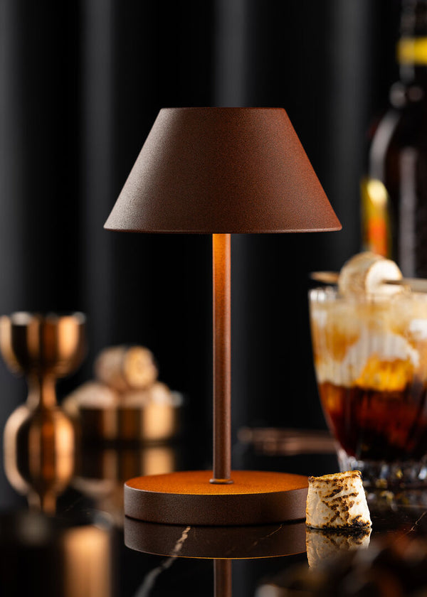 Bonaire LED Cordless Lamp 19cm - Cocoa - RE