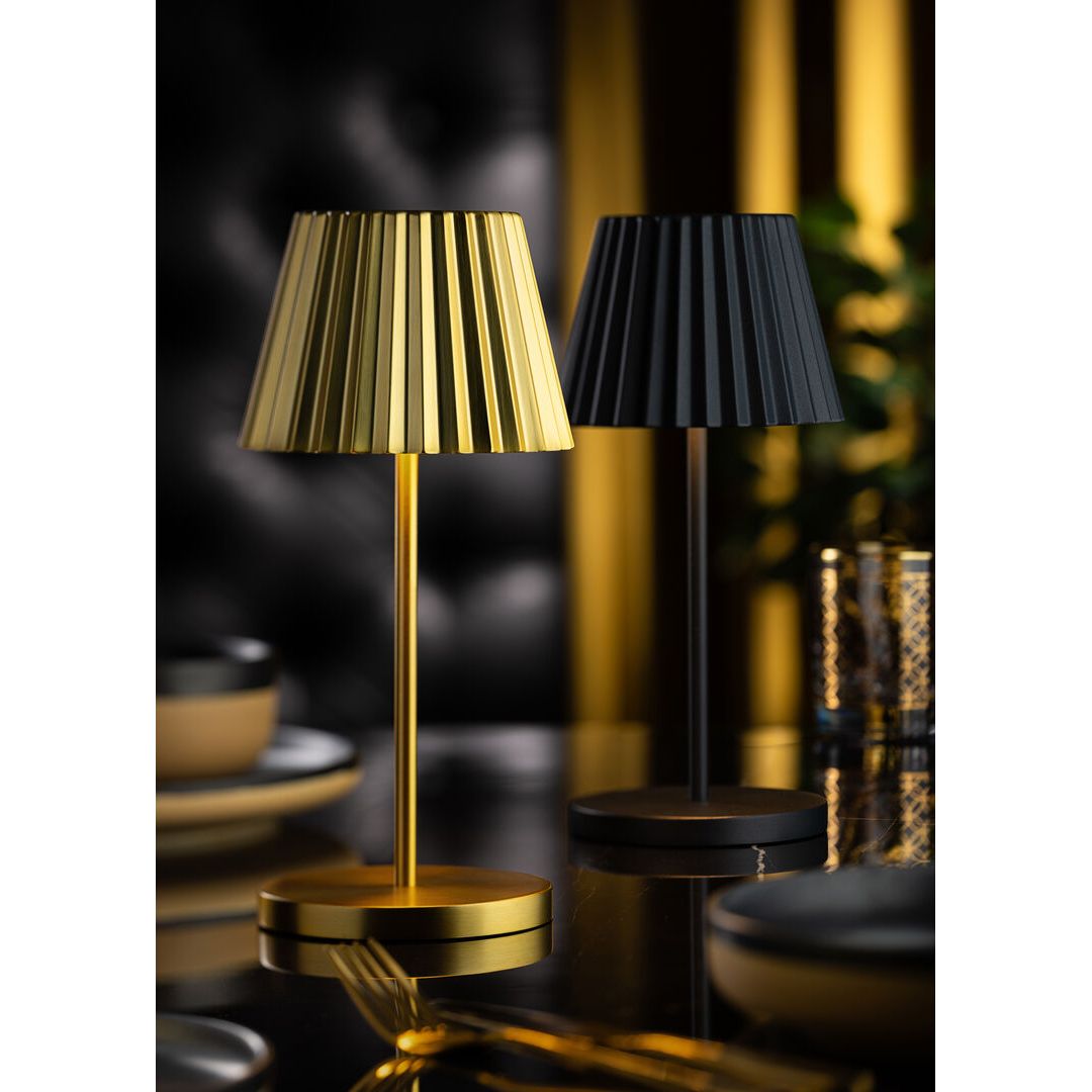 Dominica LED Cordless Lamp 26cm - Black