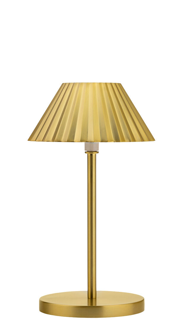 Aruba LED Cordless Lamp 23cm - Brushed Gold - RE