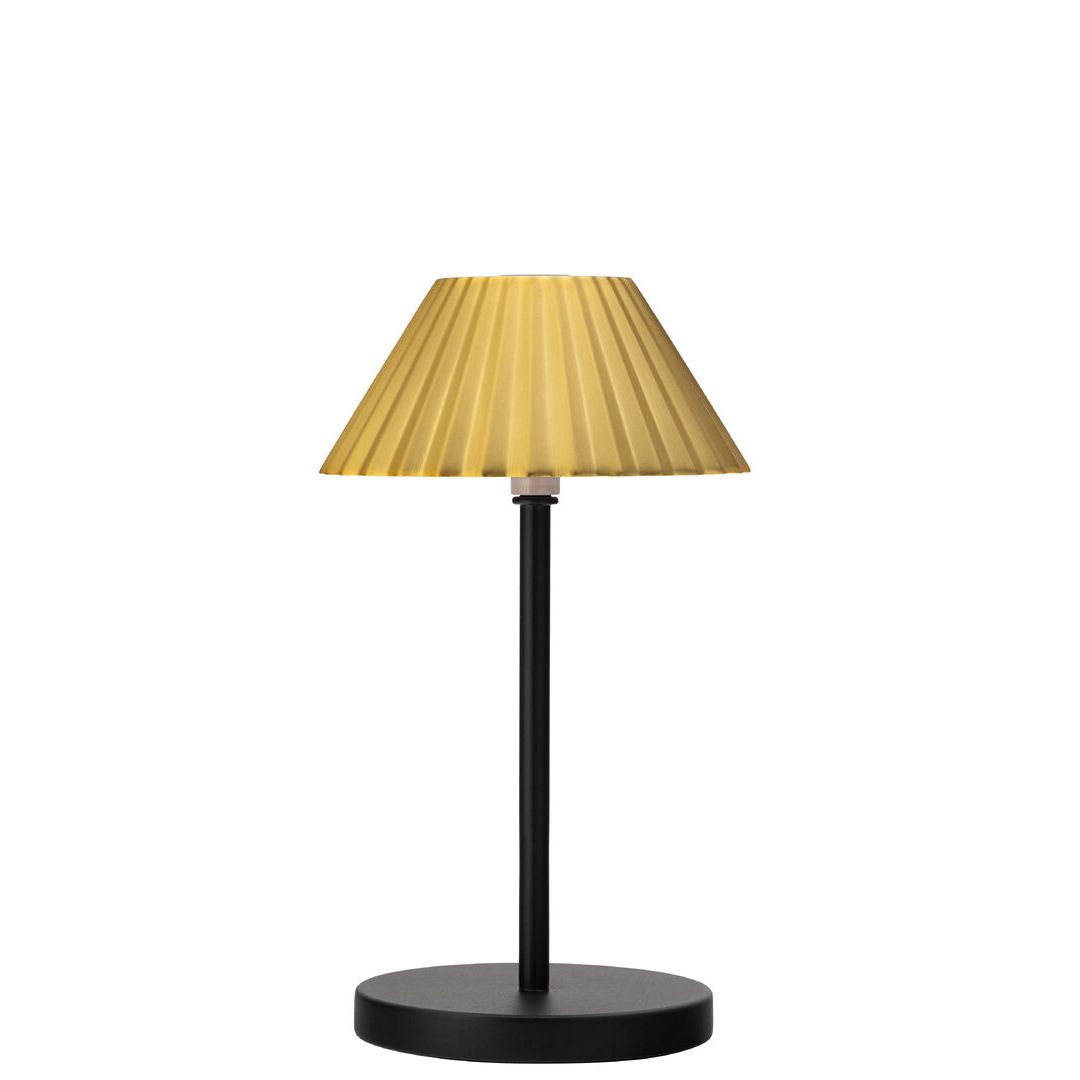 Aruba LED Cordless Lamp 23cm -Black & Gold - RE
