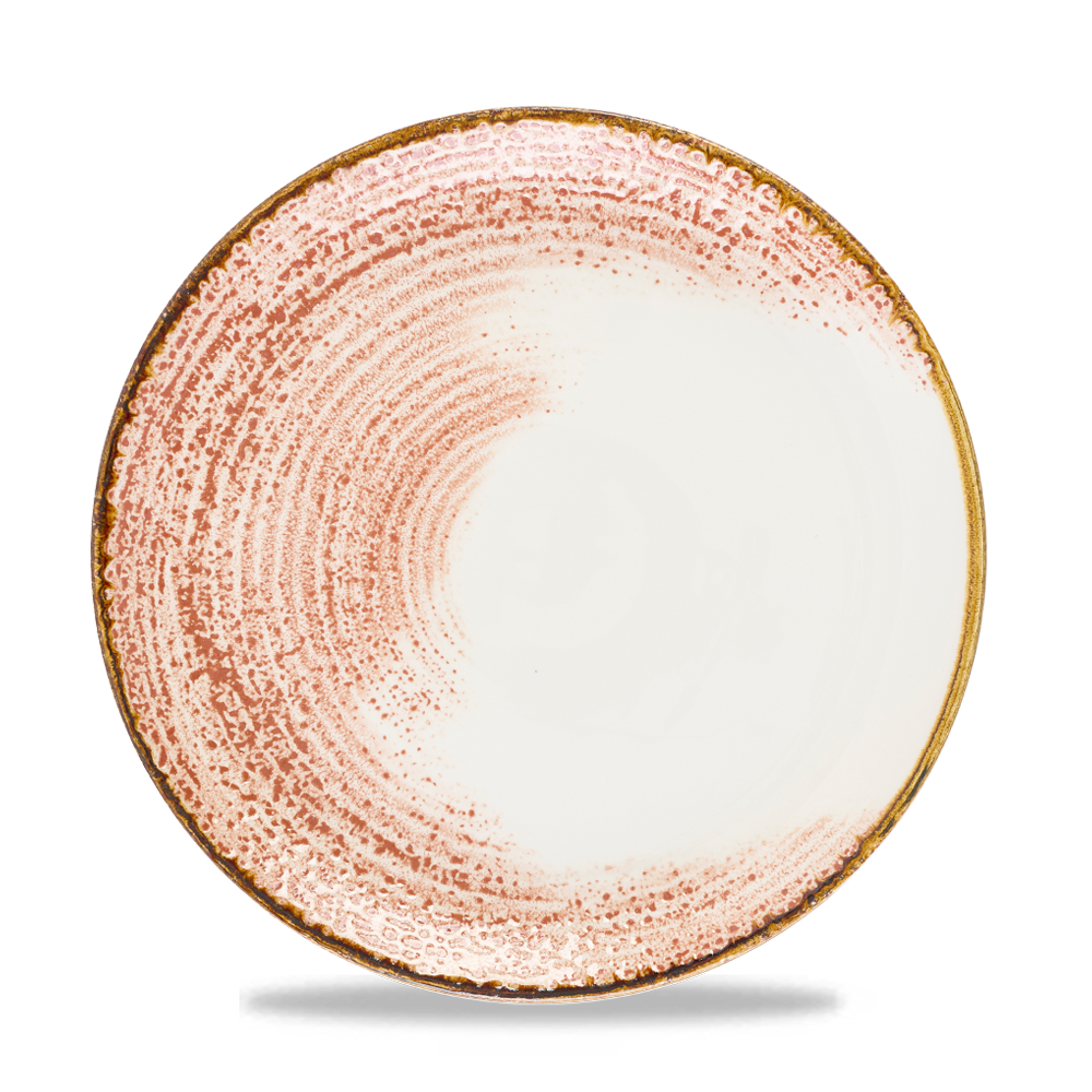 Studio Prints Homespun Accents Coral Coupe Plate 26cm