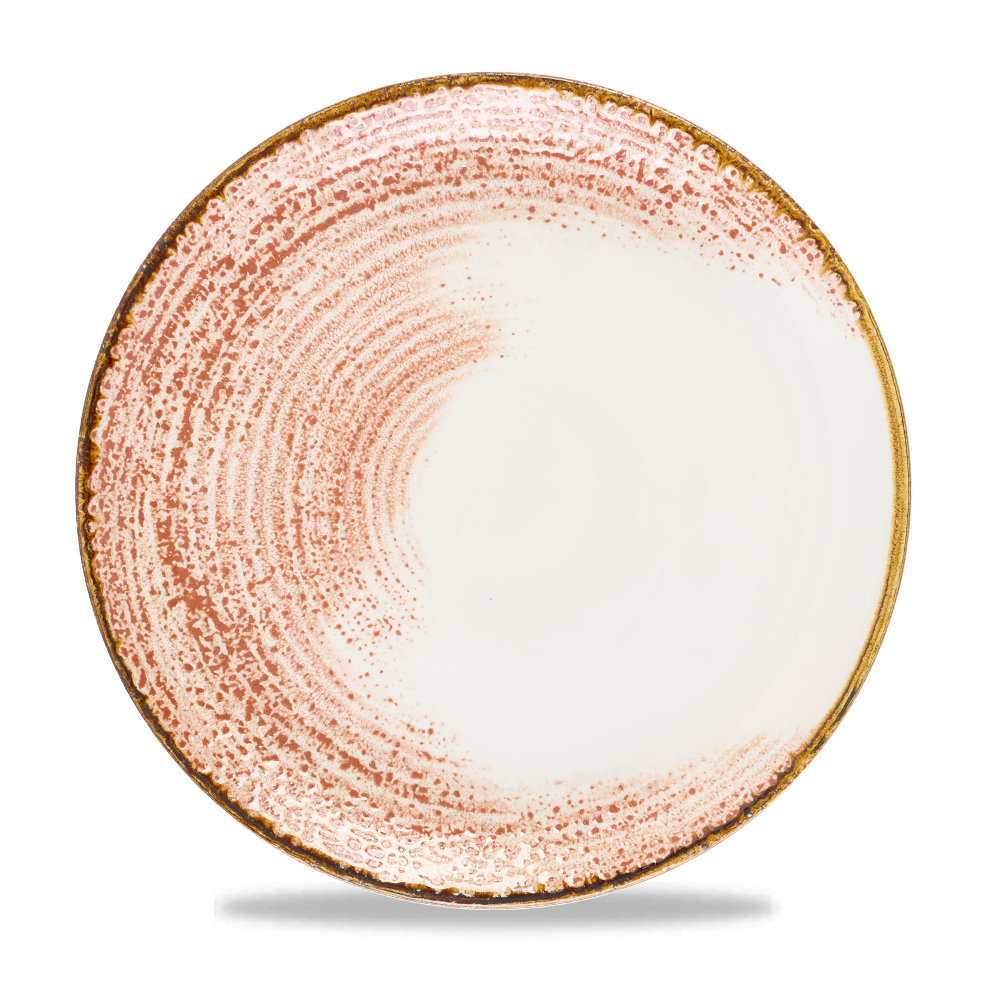 Studio Prints Homespun Accents Coral Coupe Plate 28.8cm