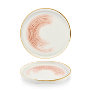 Studio Prints Homespun Accents Coral Walled Plate 21cm