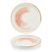 Studio Prints Homespun Accents Coral Walled Plate 26cm