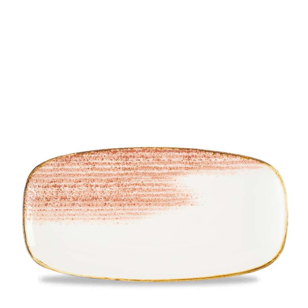 Studio Prints Homespun Accents Coral Chefs Oblong Plate