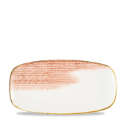 Studio Prints Homespun Accents Coral Chefs Oblong Plate