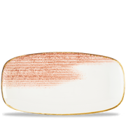 Studio Prints Homespun Accents Coral Chefs Oblong Plate