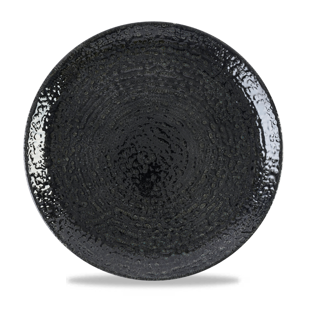 Studio Prints Homespun Chroma Carbon Couple Plate 28.8cm