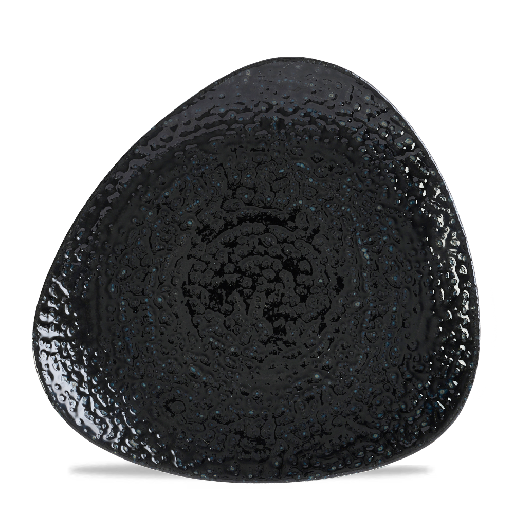 Studio Prints Homespun Chroma Carbon Triangle Plate 26.5cm