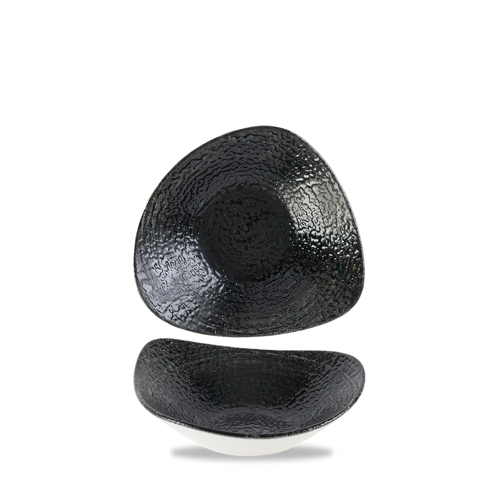 Studio Prints Homespun Chroma Carbon Triangle Bowl 18.5cm