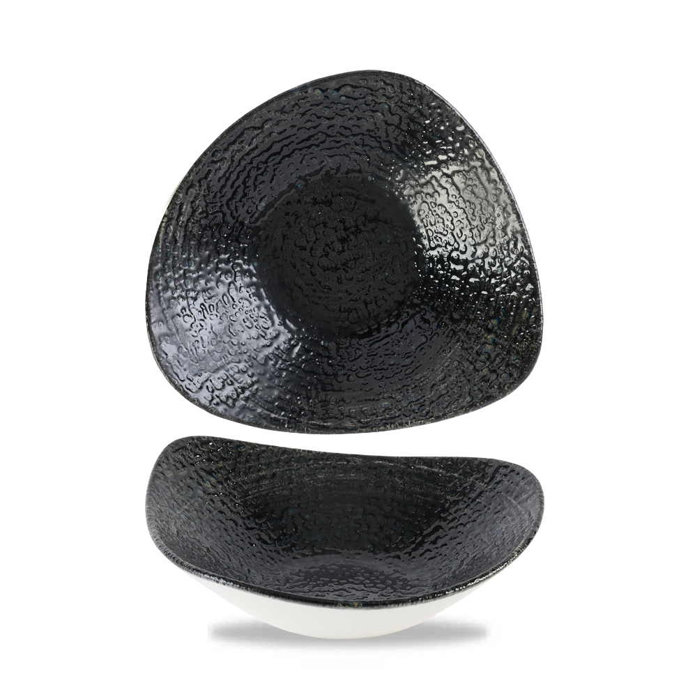 Studio Prints Homespun Chroma Carbon Triangle Bowl 23.5cm