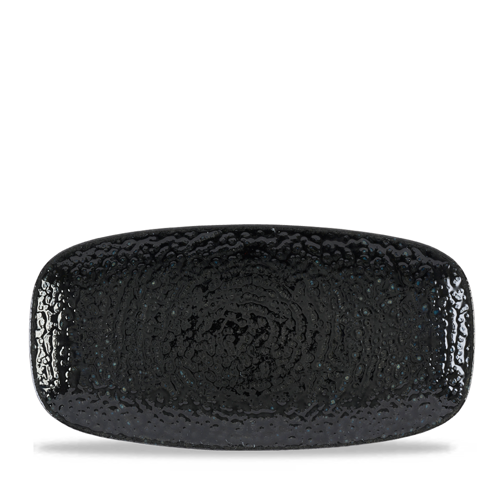 Studio Prints Homespun Chroma Carbon Chefs Oblong Plate