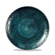 Homespun Chroma Blue Coupe Plate 21.7cm