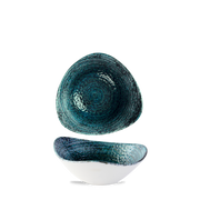 Homespun Chroma Blue Triangle Bowl 18.5cm - Unique Handcrafted Design