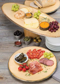 Elm Footed Oval Platter 25.5.5 x 10" (65 x 25.5cm)